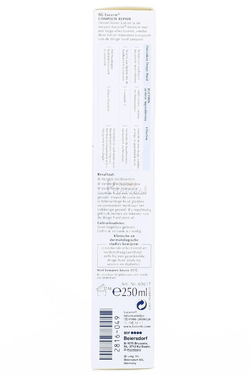 Eucerin Complete Repair Emollient Lotion 10% Urea 250 ml