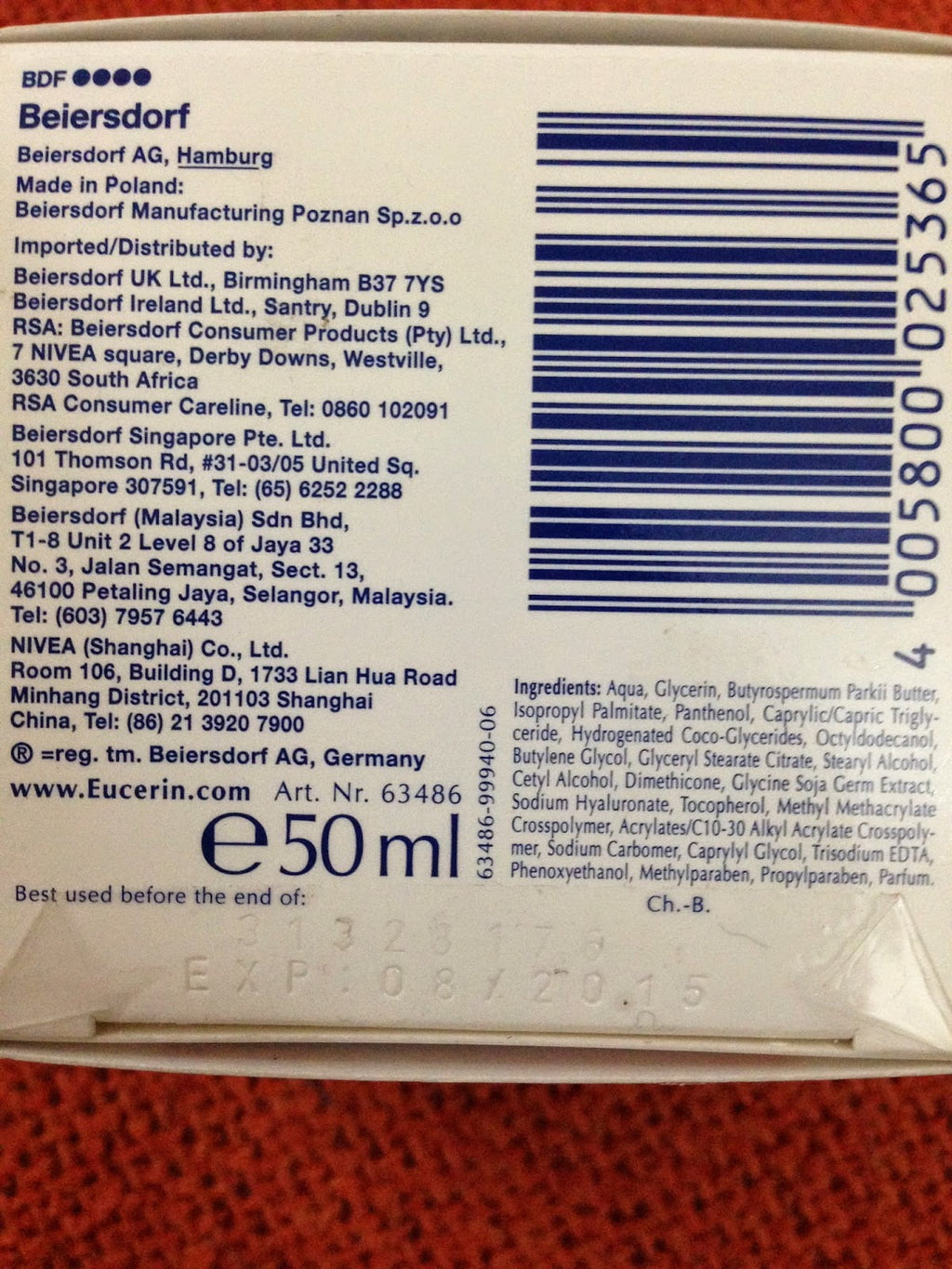 Eucerin Anti-Age Hyaluron-Filler Night Cream 50ml