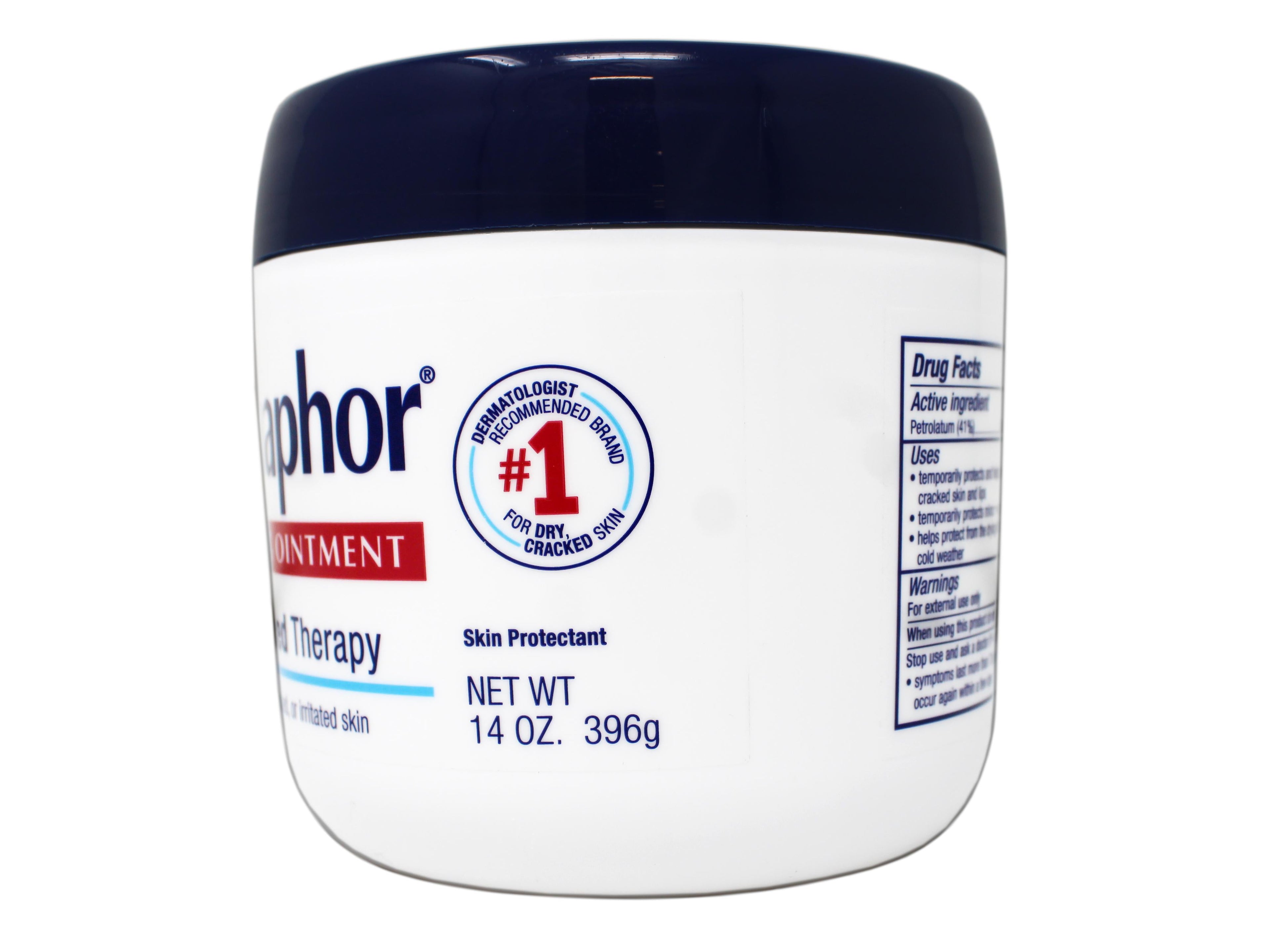 Aquaphor Healing Ointment Advanced Therapy Skin Protectant, For Dry Cracked or Irritated Skin, 14 oz