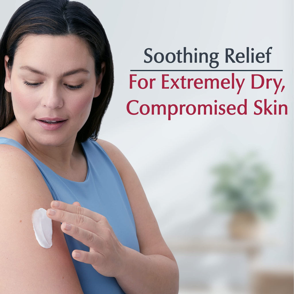 Eucerin Original Healing Cream, ZS23 Fragrance Free Body Cream for Dry Skin, 2 Pack of 16 Oz Jars