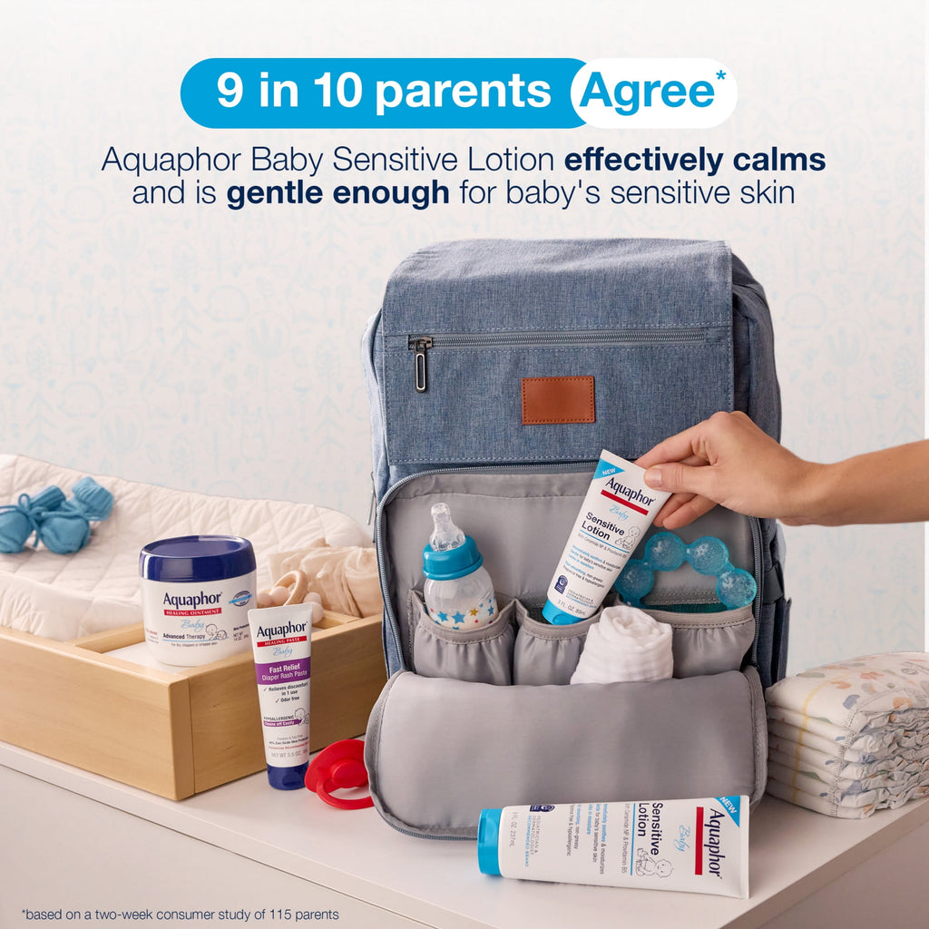 Aquaphor Baby Sensitive Lotion, Baby Lotion, 3 fl oz