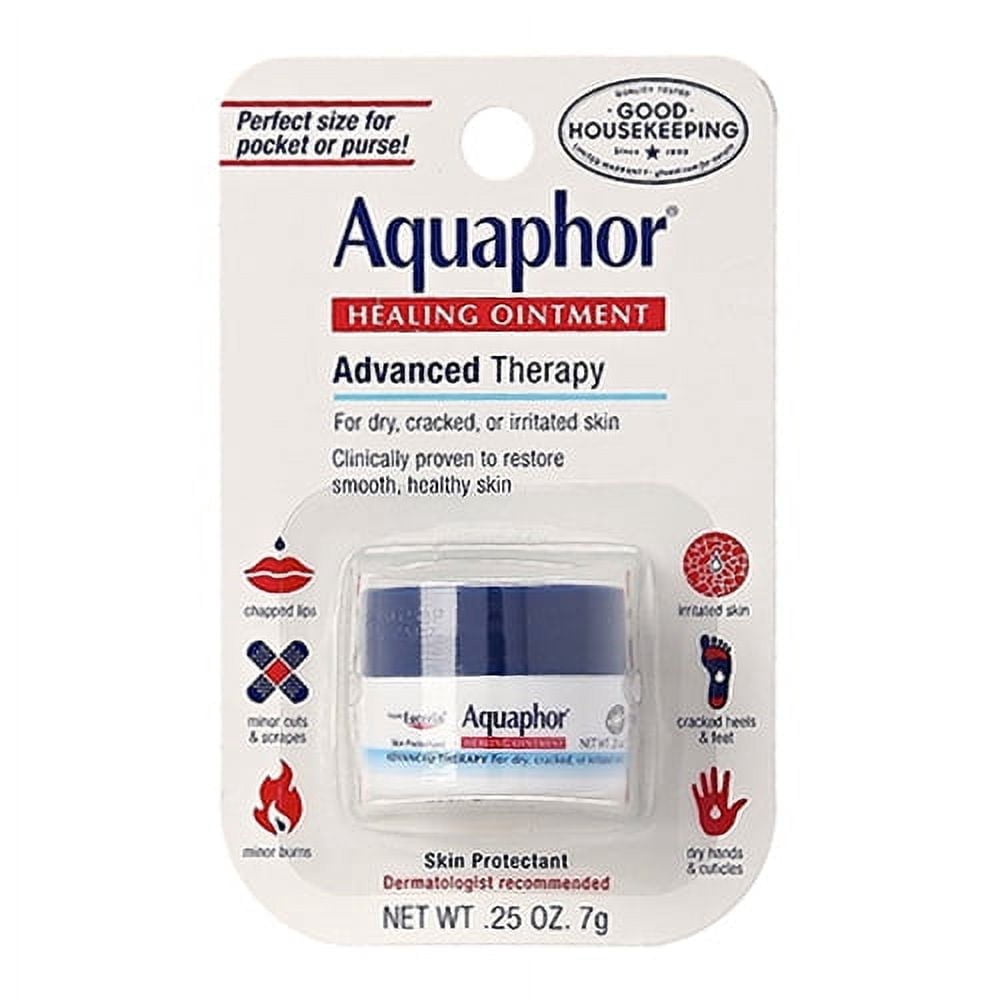 Aquaphor Advanced Therapy Healing Ointment For Skin Protectant, 0.25 Oz, 3 Pack