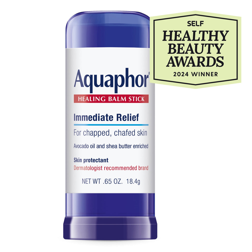 Aquaphor Healing Balm Stick for Chapped, Chafed Skin with Avocado Oil and Shea Butter, 0.65 oz