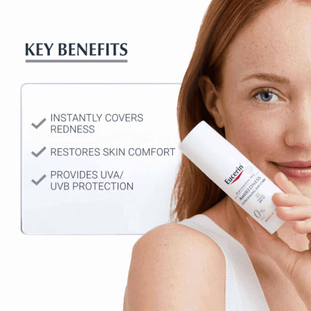 Eucerin Anti-Redness Concealing Day Cream Tinted (50ml)