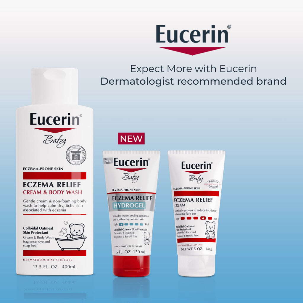 Eucerin Baby Eczema Relief Hydrogel for Dry, Itchy, Eczema-Prone Skin, 5 Fl Oz Tube