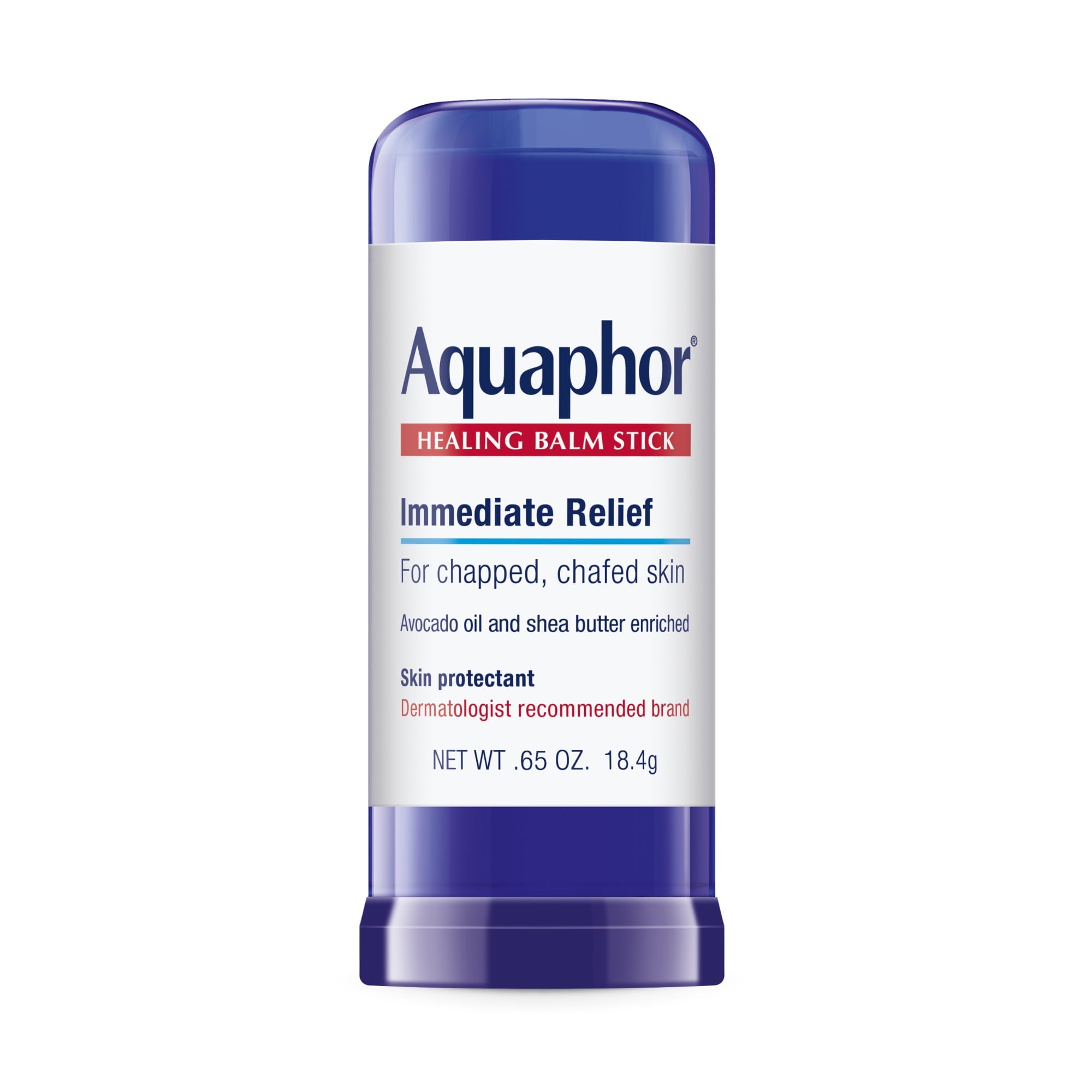 (3 pack) Aquaphor Healing Balm Stick for Chapped, Chafed Skin with Avocado Oil and Shea Butter, 0.65 oz