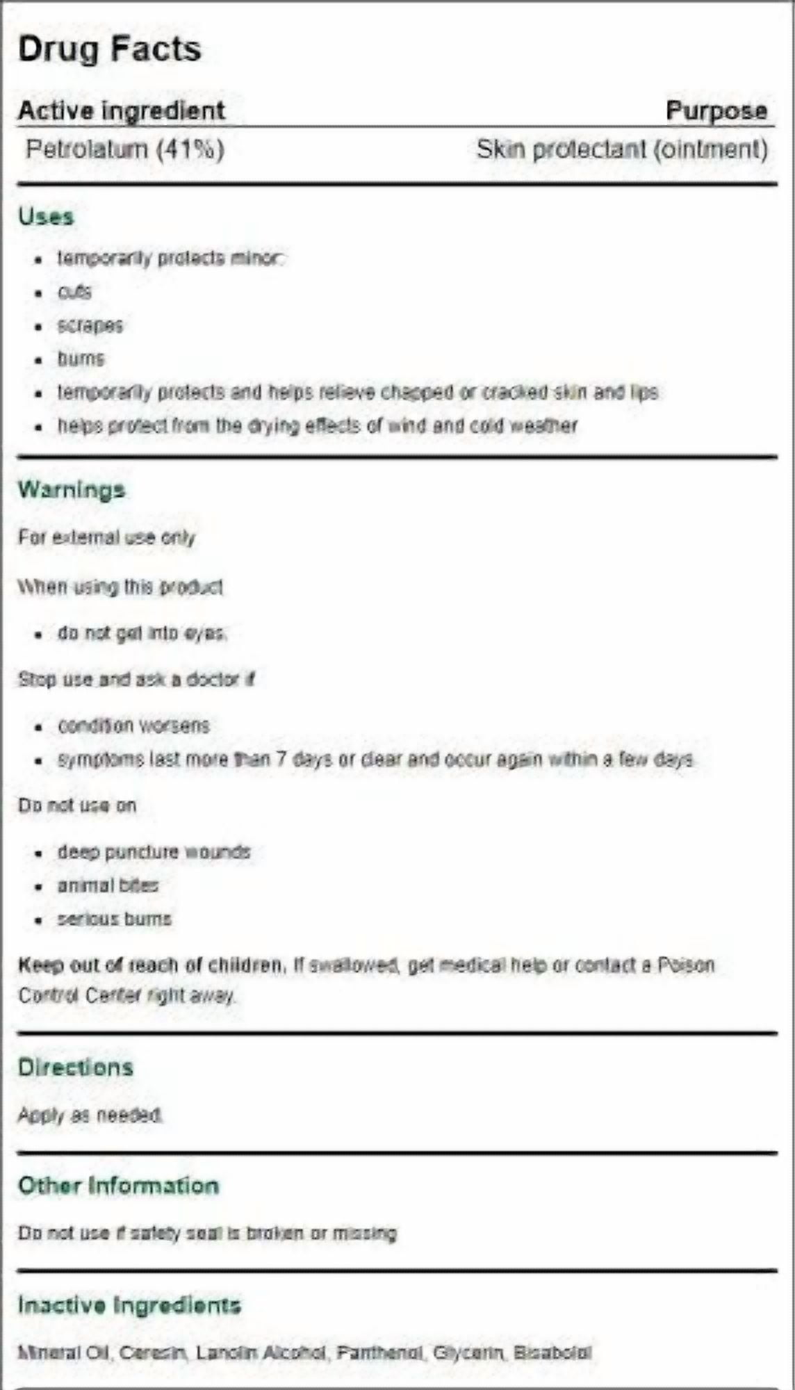 Aquaphor Healing Ointment Advanced Therapy Skin Protectant for Dry Cracked Irritated Skin, 1.75 oz Tube, 2-Pack