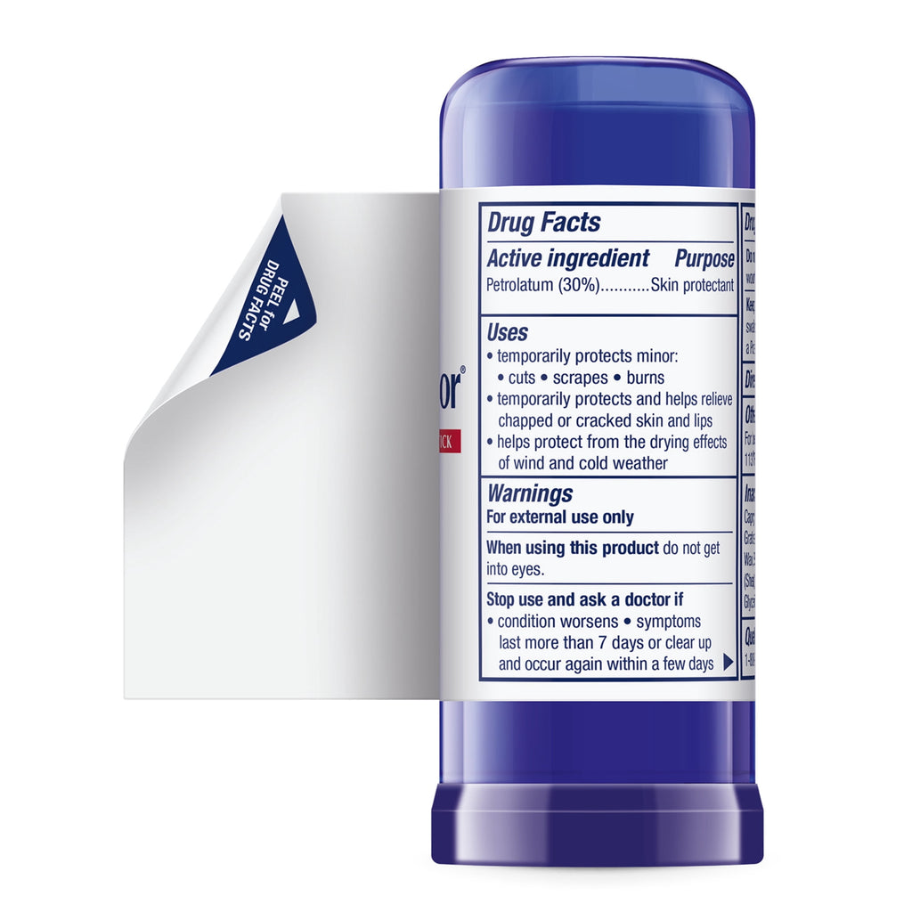 Aquaphor Healing Balm Stick for Chapped, Chafed Skin with Avocado Oil and Shea Butter, 0.65 oz